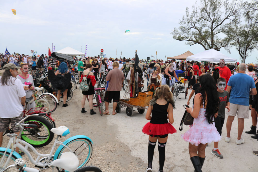Zombie Bike Ride 2017 photo - Duval Street, Key West